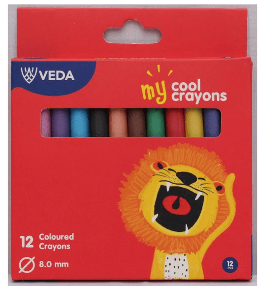Veda Crayons 12 pieces